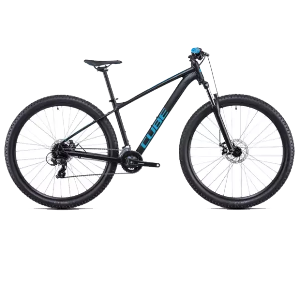 Bicicleta Cube Aim black n blue